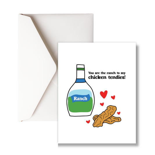 Chicken tendies greeting card