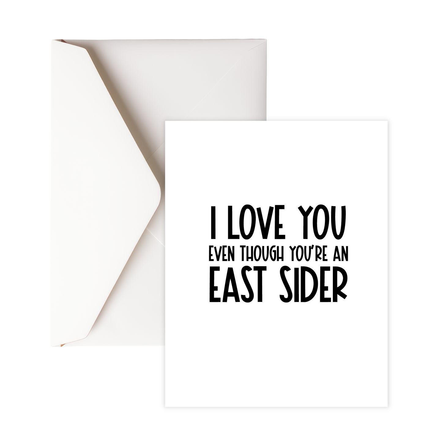 East sider greeting card