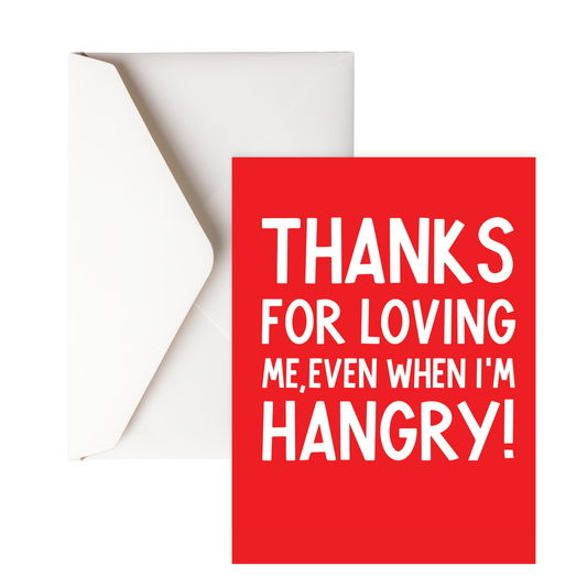 Hangry Greeting Card