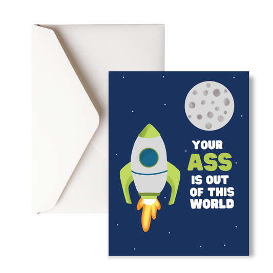 Out of this world greeting card