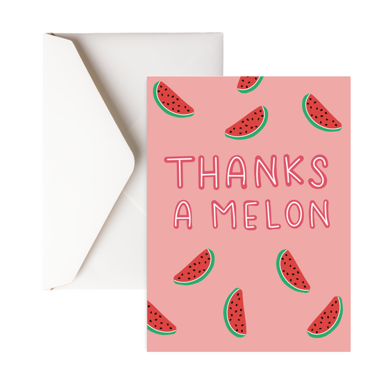 Thanks a melon greeting card